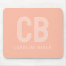 Recherche de couleur rose tapis souris Monogramme