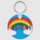 Search for rainbow flag keychains Pattern