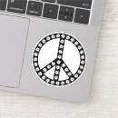Recherche de anti hippie autocollants Symbole de paix