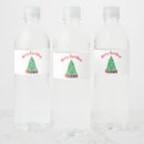 Search for christmas water bottle labels Holiday party