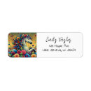 Search for pink horse return address labels Whimsical
