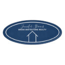 Search for navy blue name tags Real estate