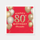 Recherche de or rouge serviettes Fête d'anniversaire