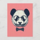 Recherche de panda drôle cartes postales Porter