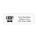 Search for black tie return address labels Modern