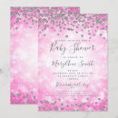 Search for pink winter wonderland baby shower invitations Glitter