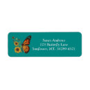 Search for butterfly design return address labels Nature