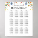 Search for wildflower wedding seating charts Simple