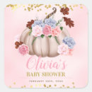 Search for pumpkin pattern stickers Baby shower
