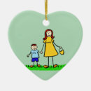 Search for mother son ornaments For her