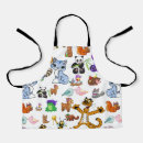 Search for animal patterns aprons Cats