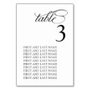 Search for chic table cards Minimal