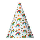Search for paper party hats Rainbow