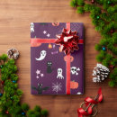 Search for funny holiday wrapping paper Spooky