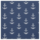 Search for anchor fabric Navy and white