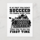 Search for scouting postcards Scout leader