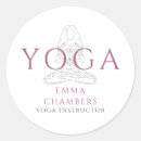 Search for yoga stickers Illustration