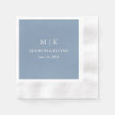 Recherche de dusty blue napkins Élégant et moderne