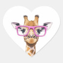 Search for pink giraffe stickers Jungle