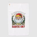 Search for santa claus golf towels Gnome