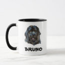 Search for newfoundland dog mugs Black