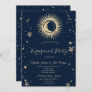 Search for moon engagement party invitations Gold