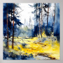 Recherche de jaune bleu posters Abstrait