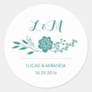 Recherche de lettres manuscrites autocollants Monogramme