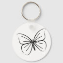 Search for line drawing keychains Black and white