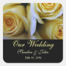 Search for yellow rose wedding stickers Flower