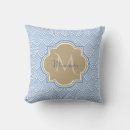 Search for blue and tan pillows Girly