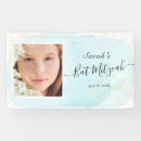 Search for bat mitzvah banners Watercolor
