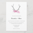Search for antlers wedding invitations Cute