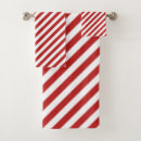 Search for red and white stripes bath towels Striped