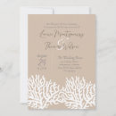Search for coral reef wedding invitations Nautical