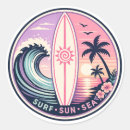 Search for retro wave stickers Ocean
