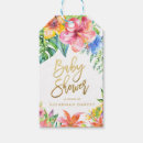 Search for tropical gift tags Watercolor
