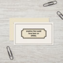 Recherche de réunion cartes visite Minimaliste