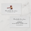 Search for judge business cards Traditional