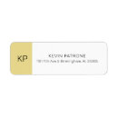 Search for dark gray return address labels Typography