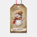 Search for snowman gift tags Elegant