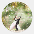 Search for pink round wedding stickers Thank