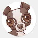 Search for cute cartoon dogs stickers Vector