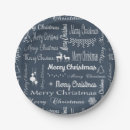 Search for retro christmas paper plates Star