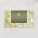 Recherche de gold fleur de lis cartes visite Professionnel