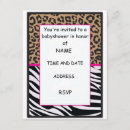 Search for cheetah print invitations Shower