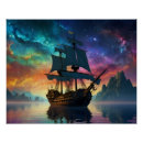 Search for starry night sky posters Cosmic landscape