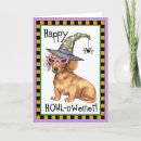 Search for dachshund halloween cards Witch