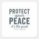 Search for peace and quiet stickers Mindfulness