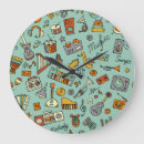 Search for musical instruments clocks Illustration